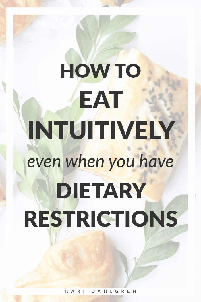Dietary Restrictions When Giving Up Dieting