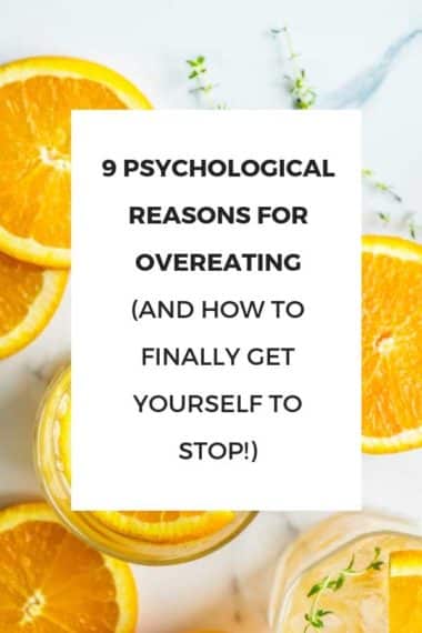 psychological reasons for overeating