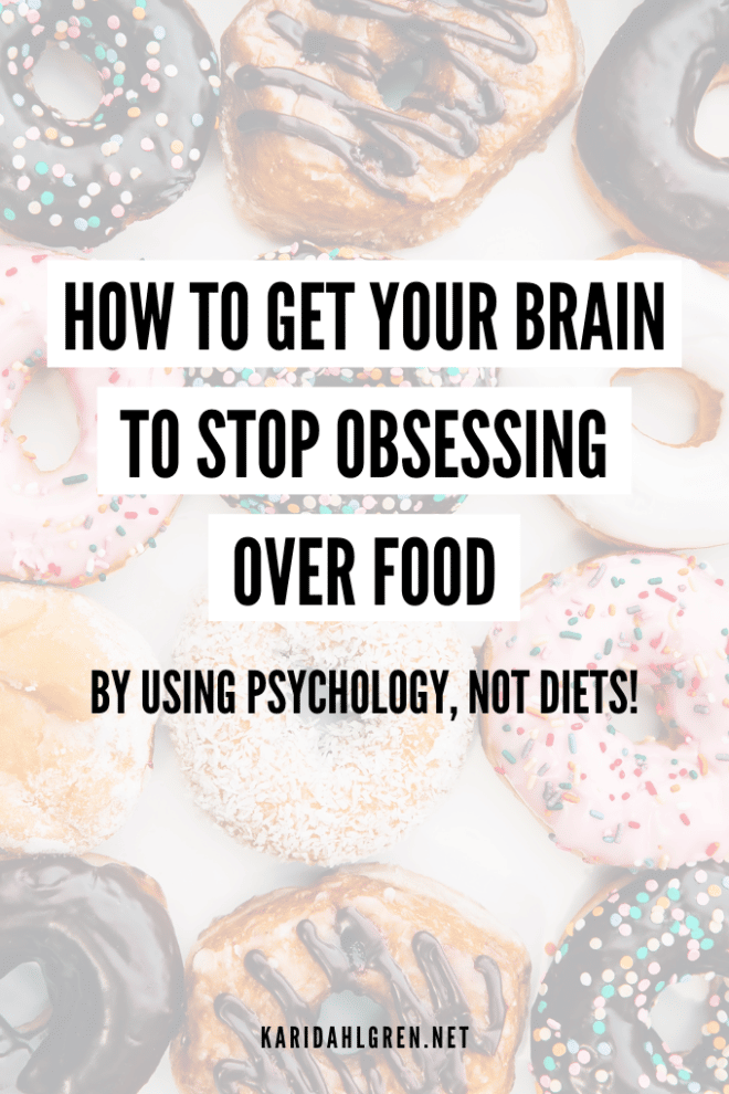 obsessive thoughts about food
