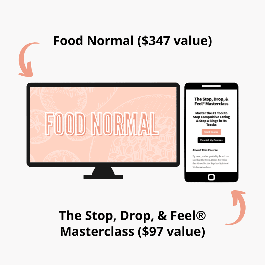 online courses Food Normal + Stop, Drop, & Feel Masterclass